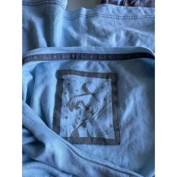 Disney Tink Tinker Bell Pajamas Blue EUC S Cotton Modal - Picture 5 of 6
